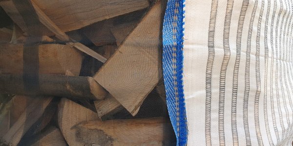 Holzbag Profi mit Sternboden 100x100x120 cm